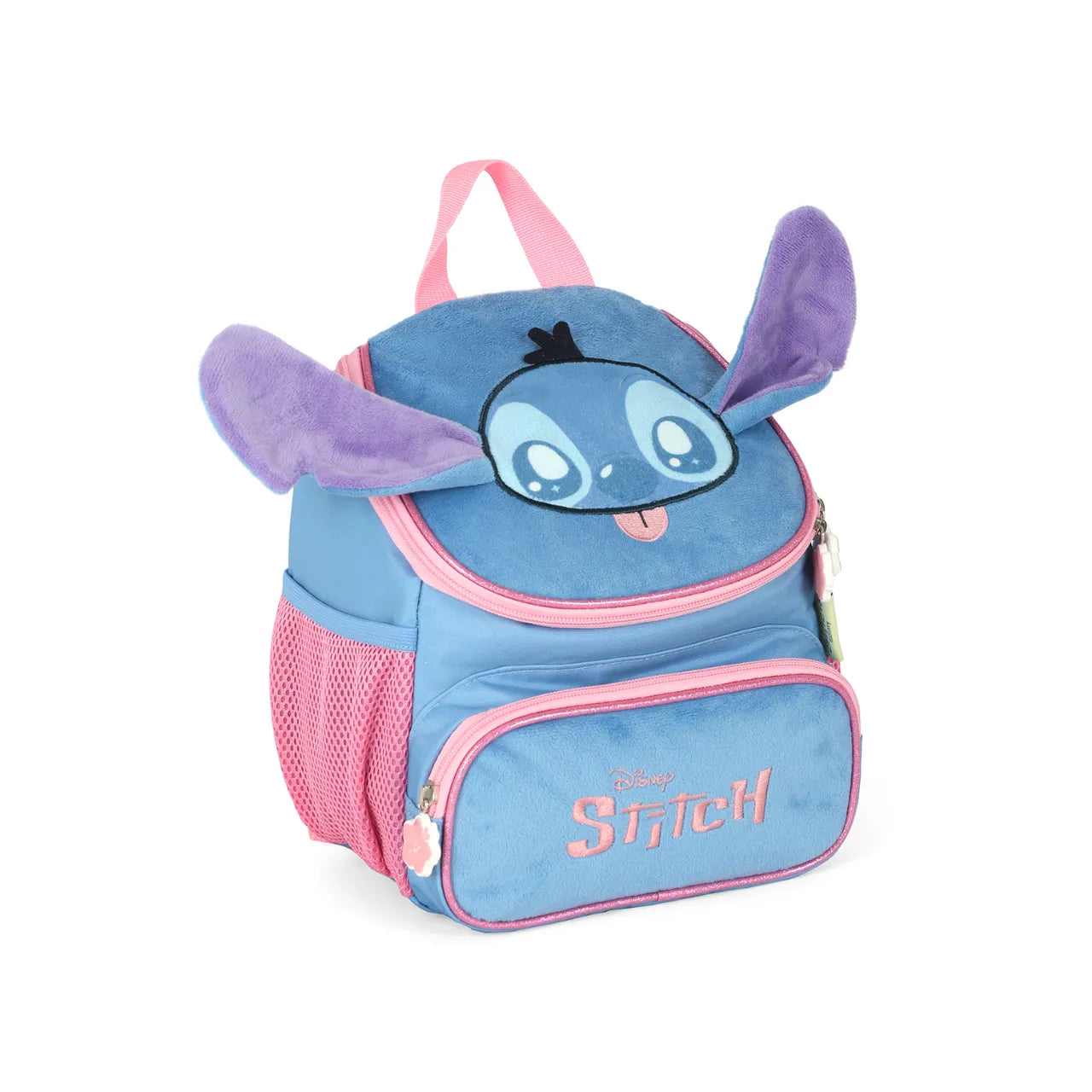 Kit Mochila de Roda Stitch Azul com Lancheira e Estojo Box