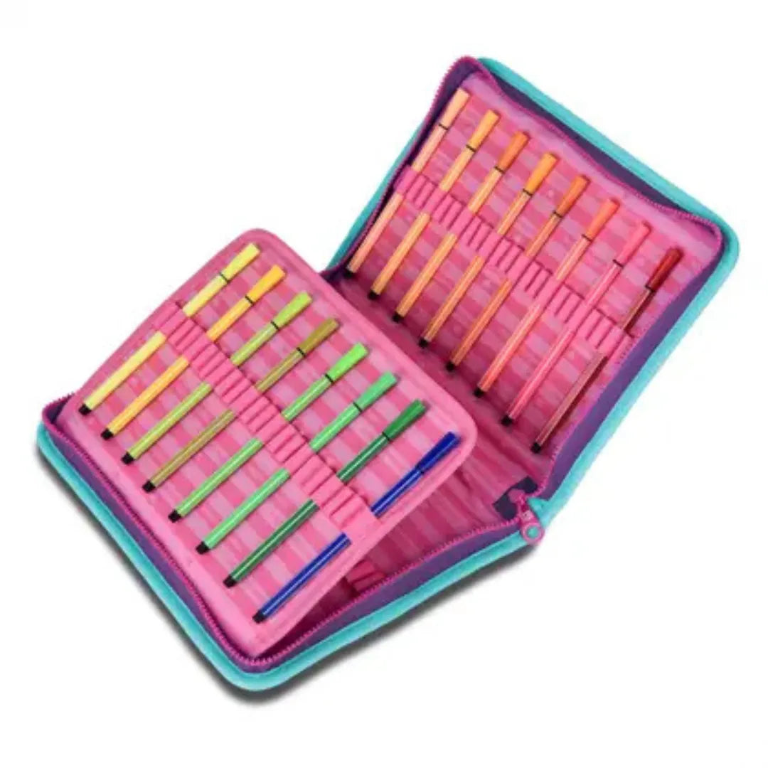 Estojo Simples Rebecca Bonbon Roxo Escolar Feminino