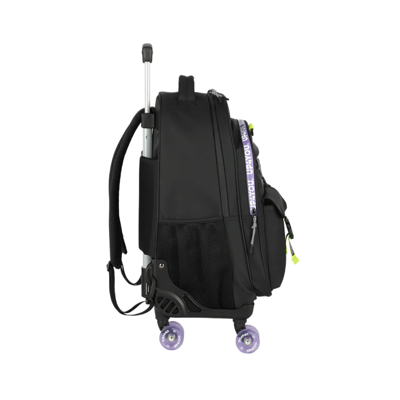 Kit Mochila Roda Up4You Preta com Lancheira e Estojo Box