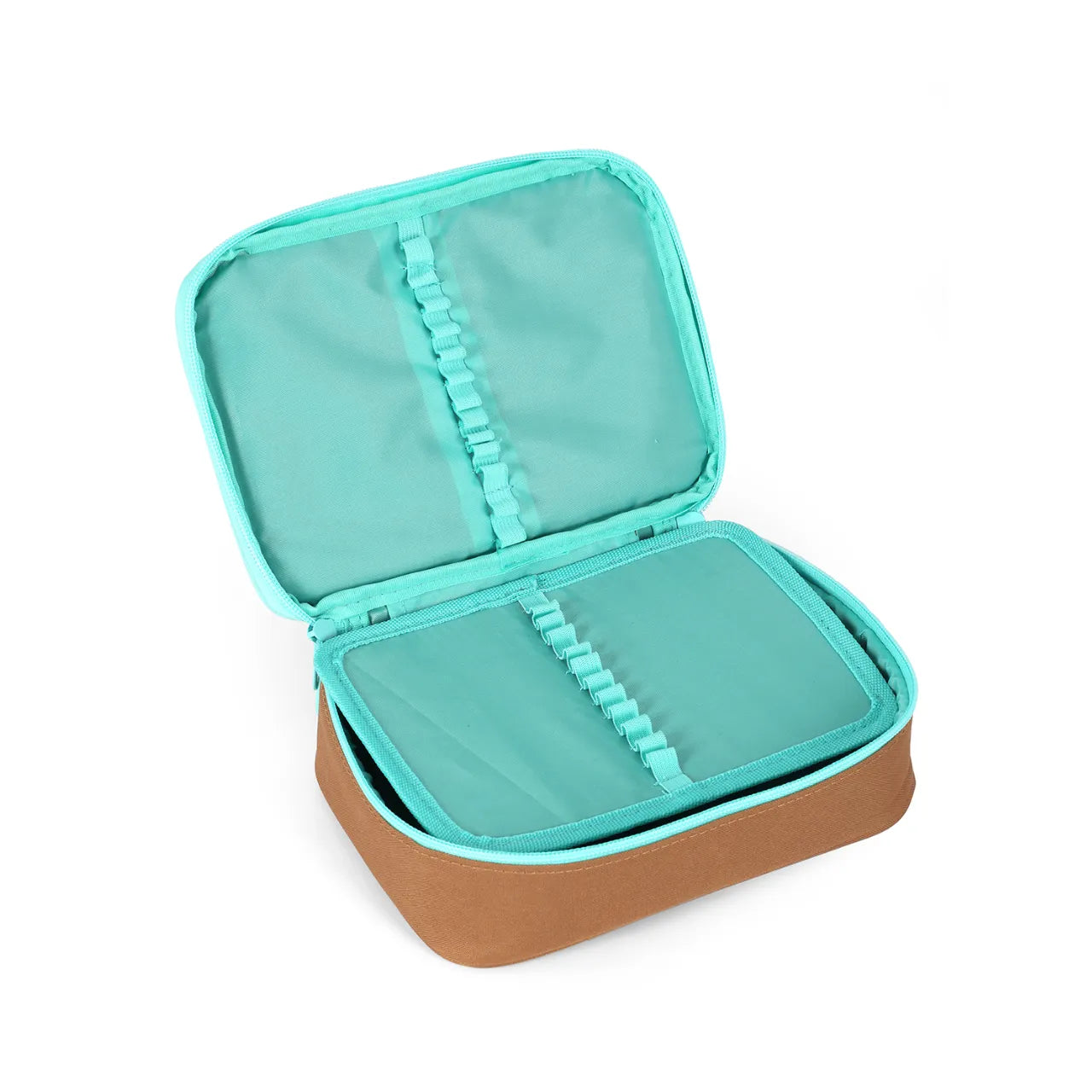 Kit Mochila Roda Capivara Verde com Lancheira e Estojo Box