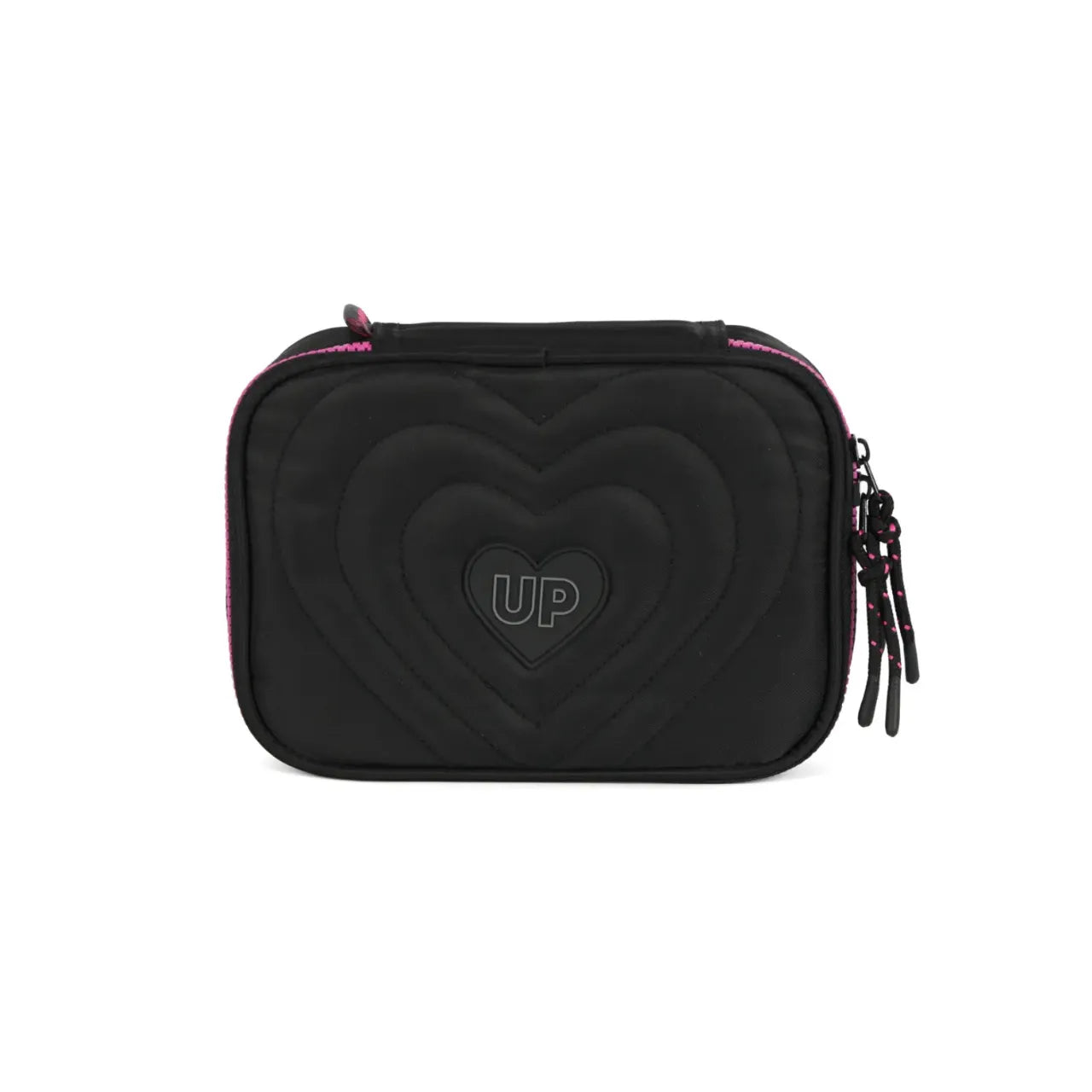 Kit Mochila Roda Up4You Preta com Lancheira e Estojo Box