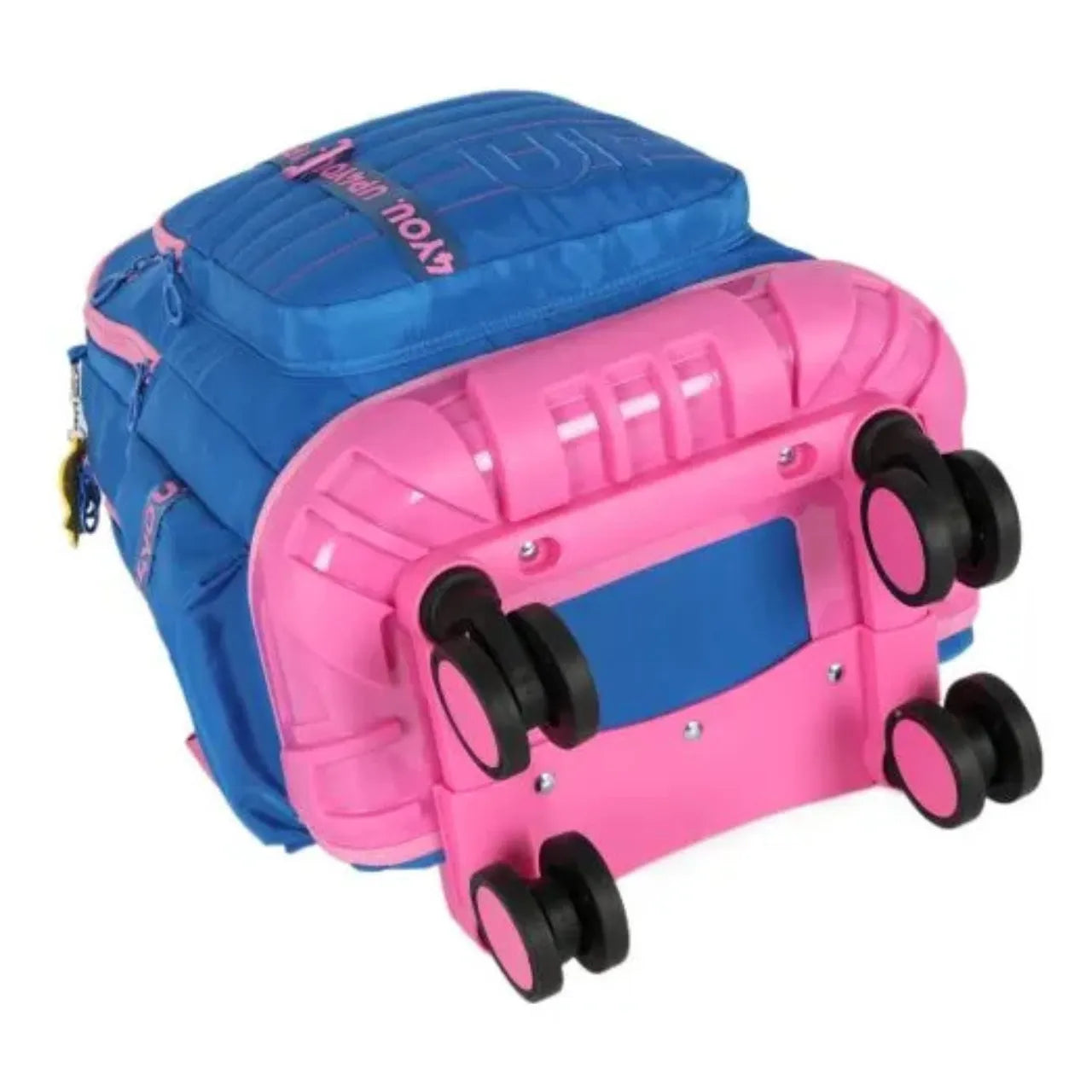 Kit Mochila Roda Up4You Azul e Rosa com Estojo Box
