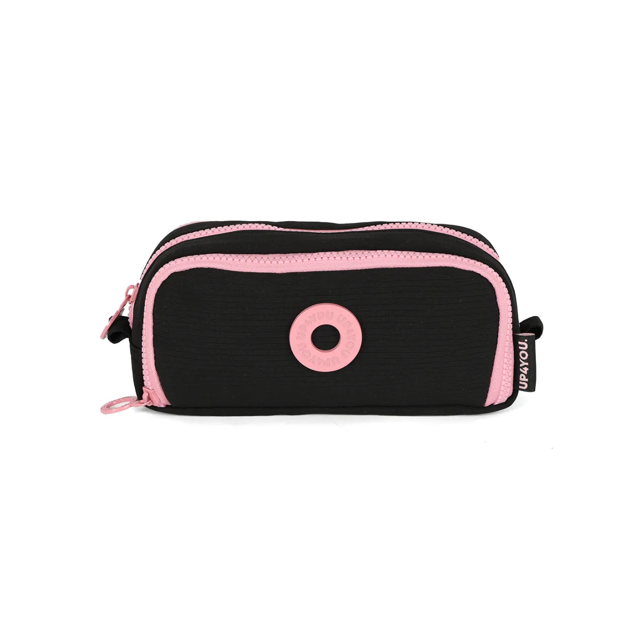Kit Mochila de Roda Luara Preta com Lancheira e Estojo Box