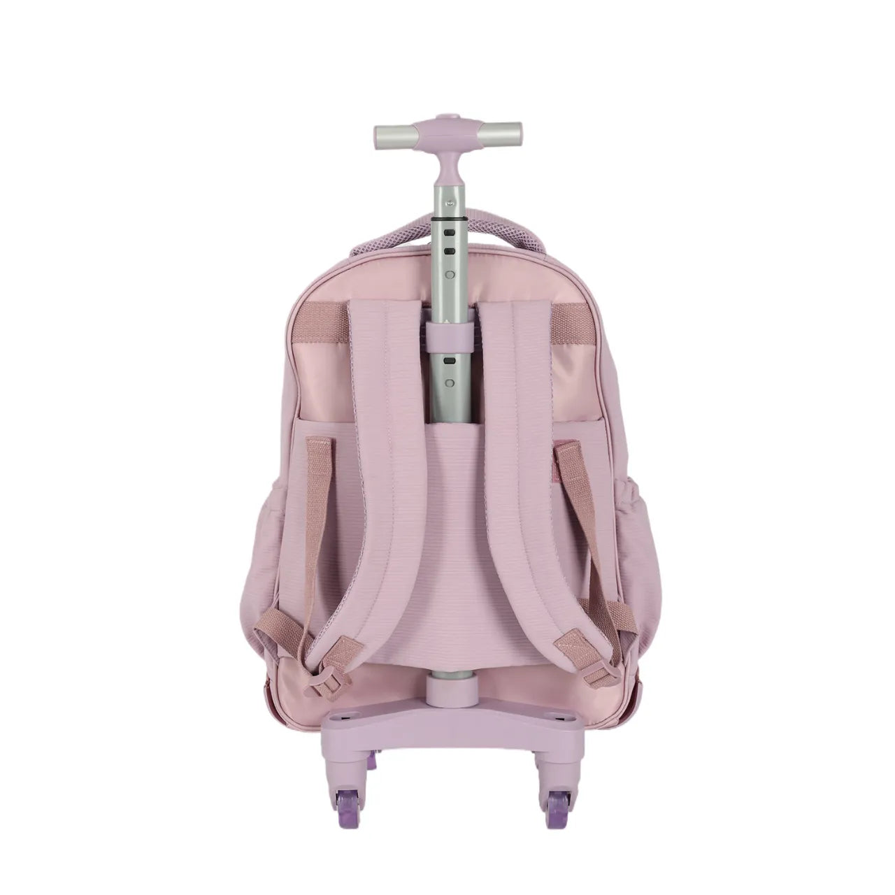 Kit Mochila de Rodas Luara Roxa com Lancheira e Estojo Box