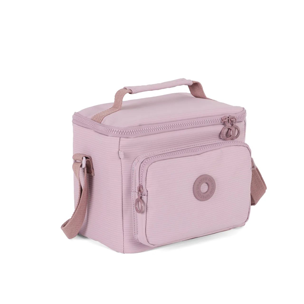 Kit Mochila de Rodas Luara Roxa com Lancheira e Estojo Box