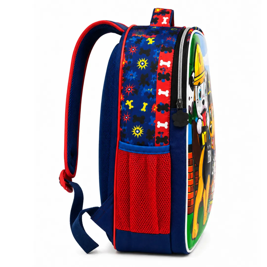 Mochila de Costas Azul Ponto Verde Infantil Escolar