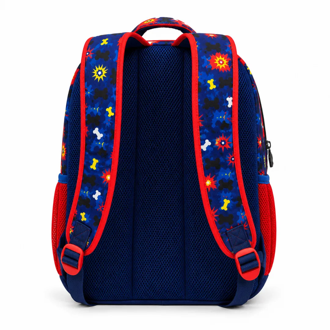 Mochila de Costas Azul Ponto Verde Infantil Escolar
