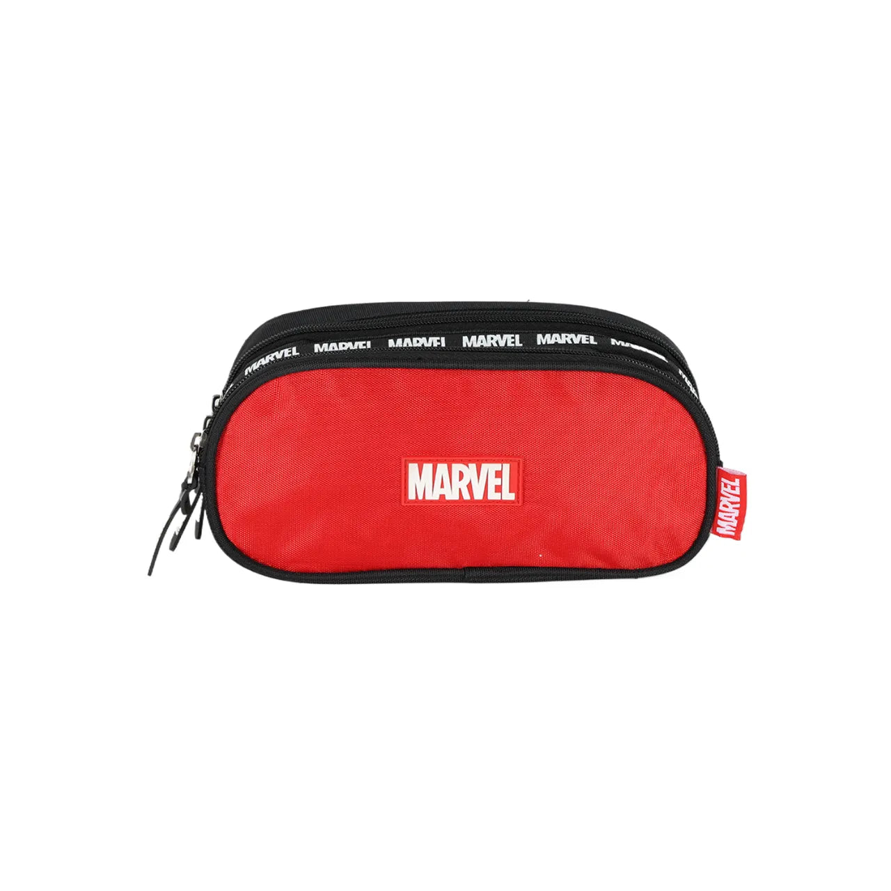 Kit Mochila de Rodas Marvel Vermelha com Lancheira e Estojo