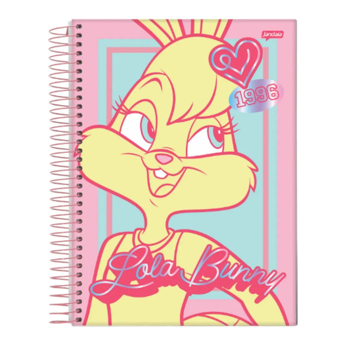 Caderno Universitário Lola Bunny 10 Matérias 160 Folhas Jandaia