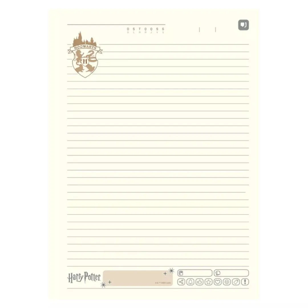 Caderno Universitário Harry Potter Quadribol 10 Matérias Jandaia