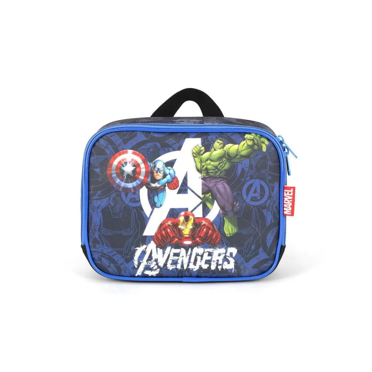 Kit Mochila de Rodinhas Avengers com Lancheira e Estojo