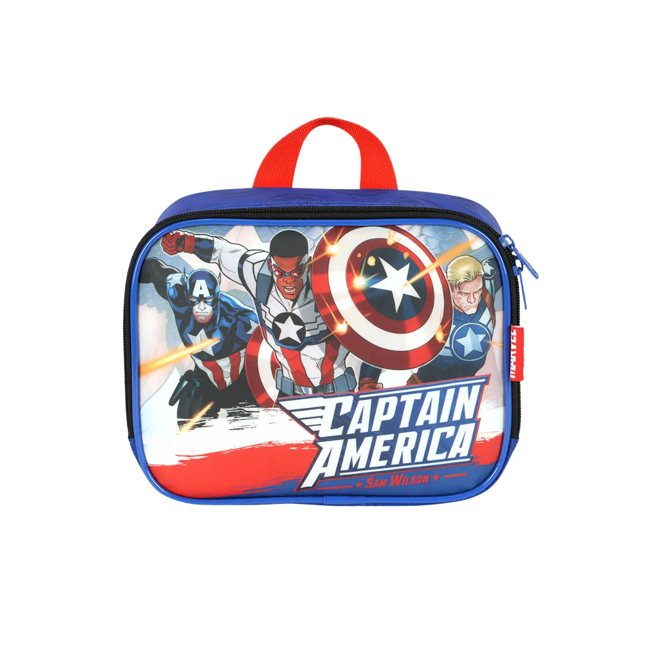 Kit Mochila de Rodas Avengers Azul com Lancheira e Estojo