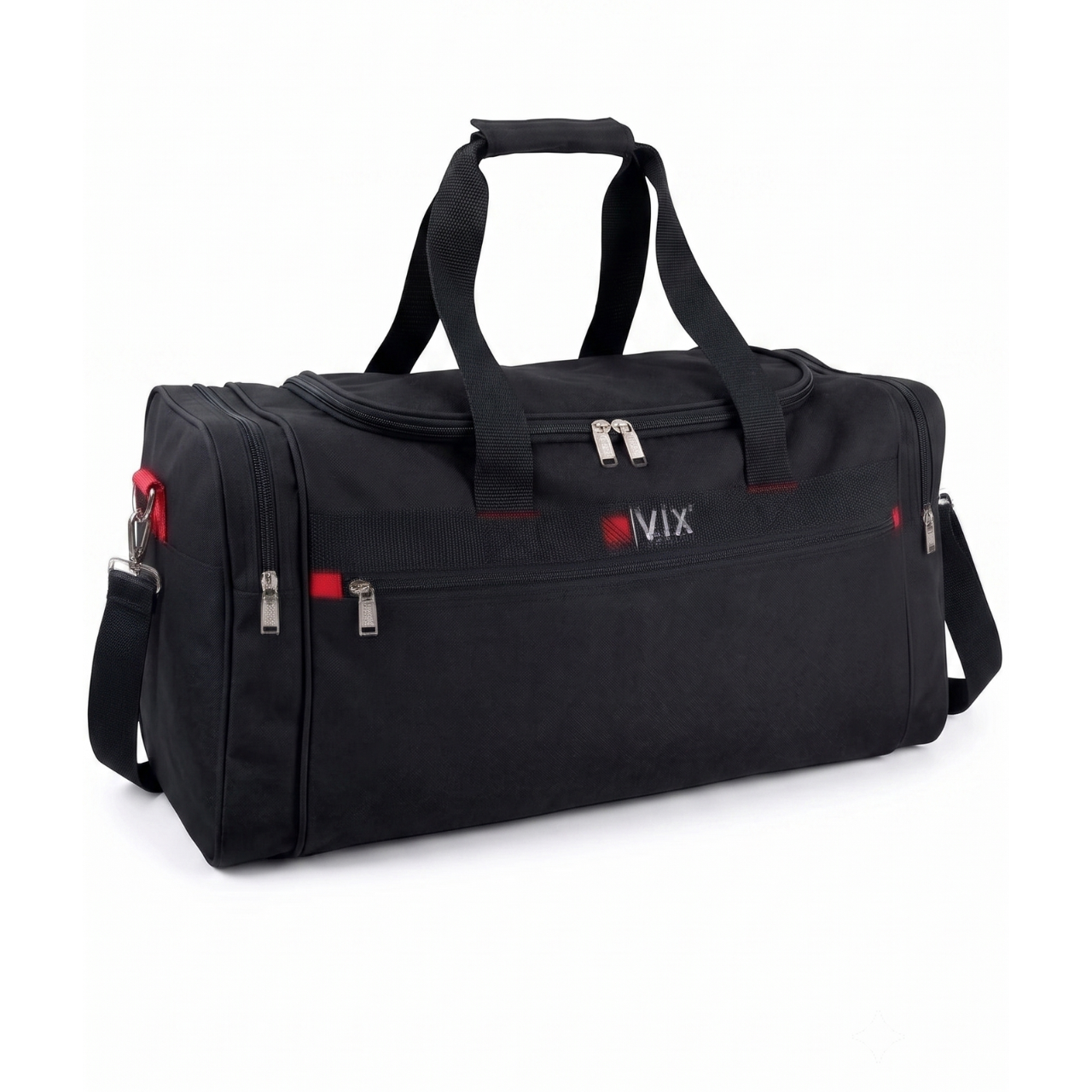 Bolsa De Viagem Grande Preta De Polyester Republic Vix