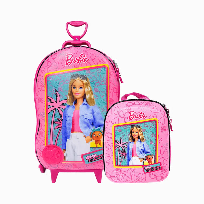 Kit Mochila e Lancheira Barbie Boneca