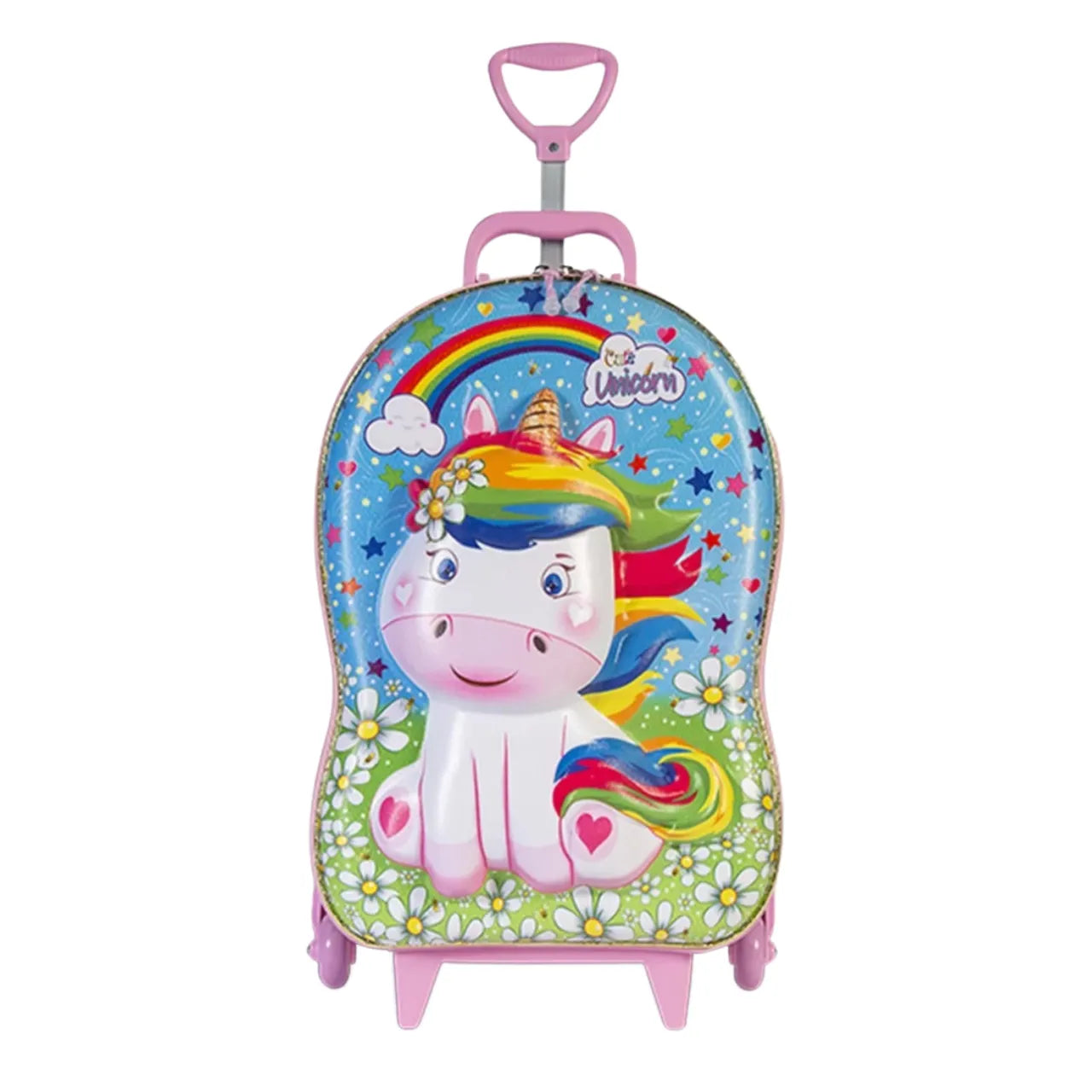 Kit Mochila e Lancheira Diplomata Cute Unicórnio