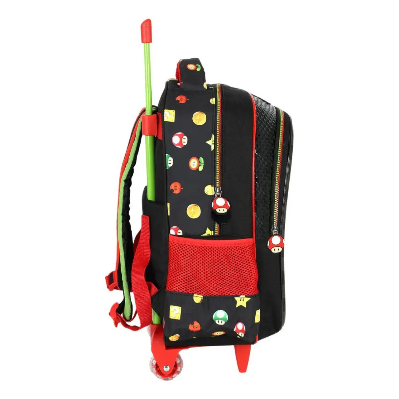 Kit Mochila de Rodas Super Mario com Lancheira e Estojo Box