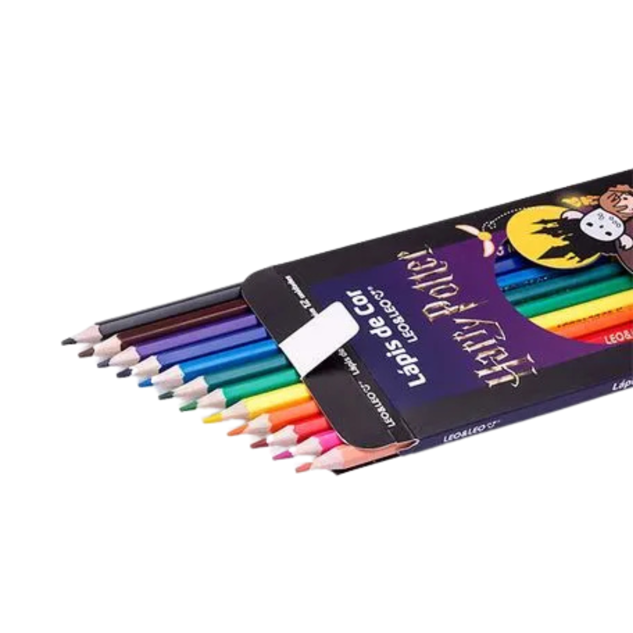 Lápis de Cor 12 Cores Leo&Leo Harry Potter