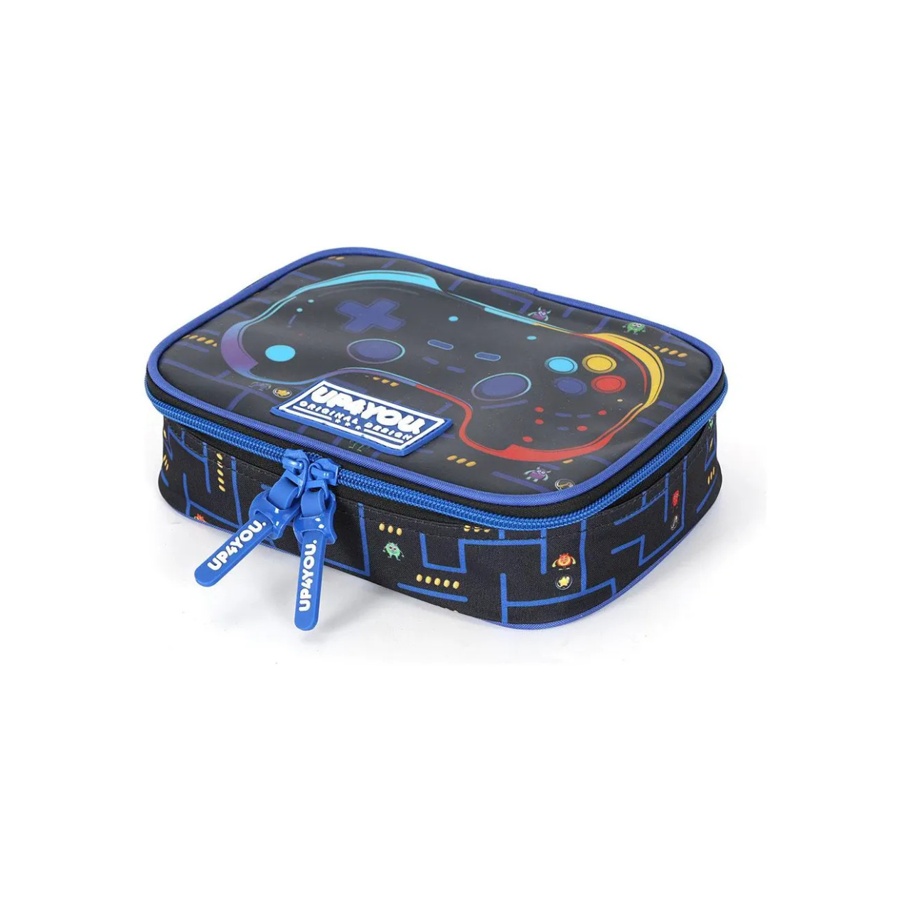 Kit Mochila de Rodas Game Over com Lancheira e Estojo Box