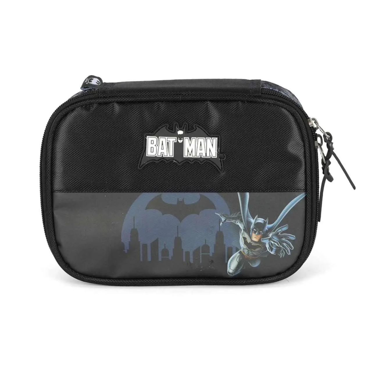 Kit Mochila de Rodas Batman com Lancheira e Estojo Box
