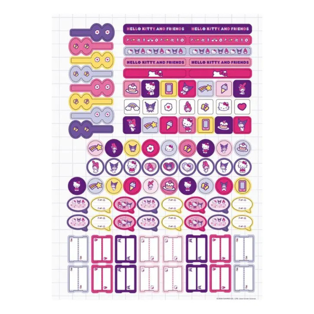 Caderno Universitário Hello Kitty and Friends Besties Forever 1 Matéria Jandaia