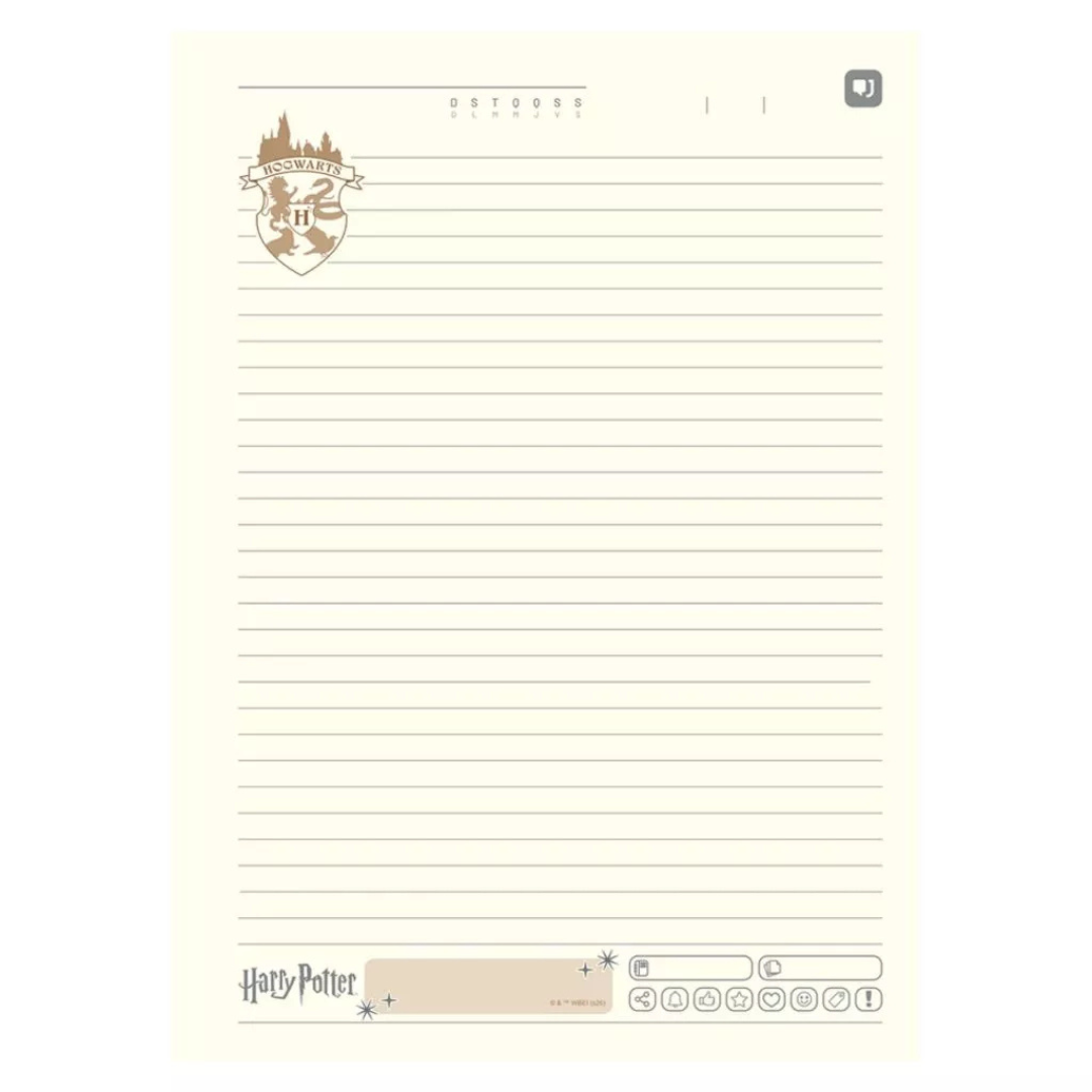 Caderno Universitário Harry Potter Casas de Hogwarts 10 Matérias