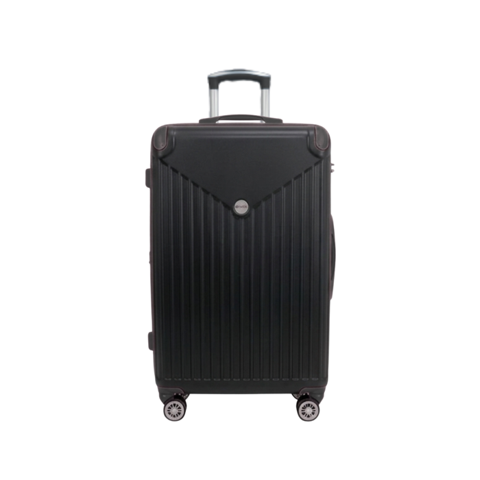 Mala de Bordo 10kg Hinza ABS Preta com Cadeado TSA