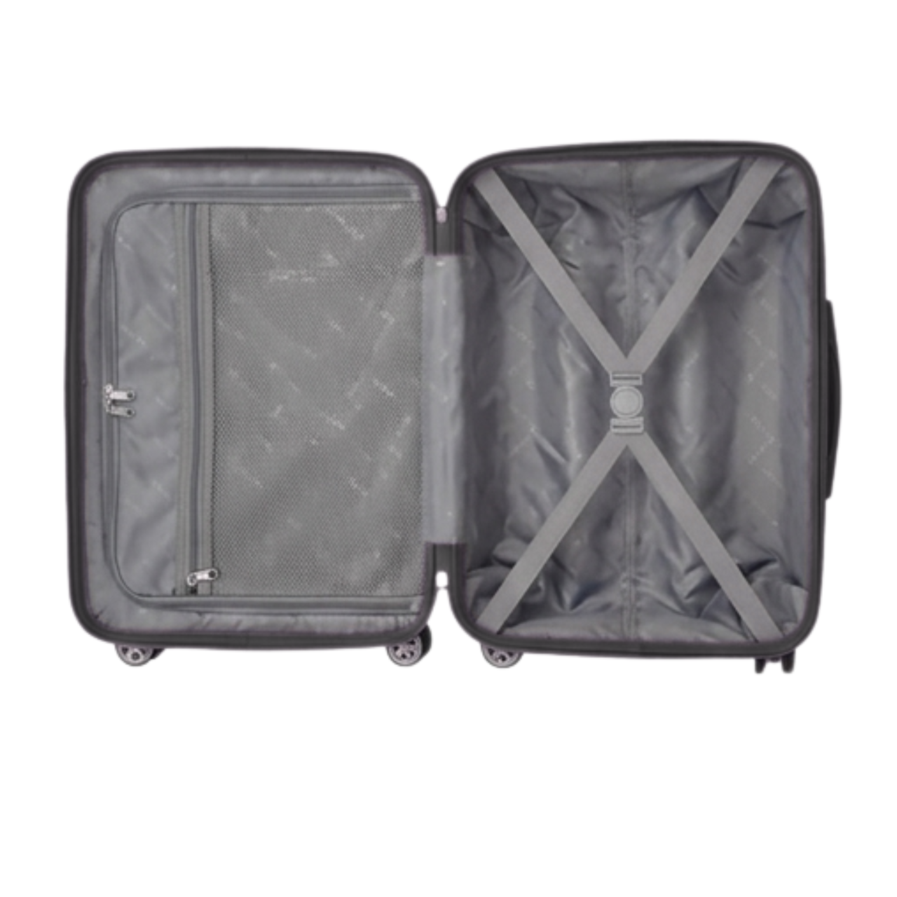 Mala de Viagem 23kg Hinza ABS Preta com Cadeado TSA