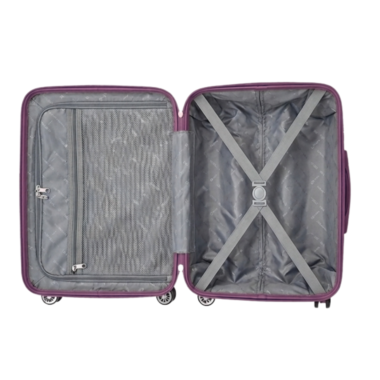 Mala de Bordo 10kg Hinza ABS Lilás com Cadeado TSA