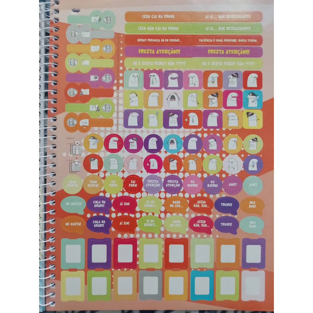 Caderno Universitário Flork Of Cows 10 Matérias Jandaia