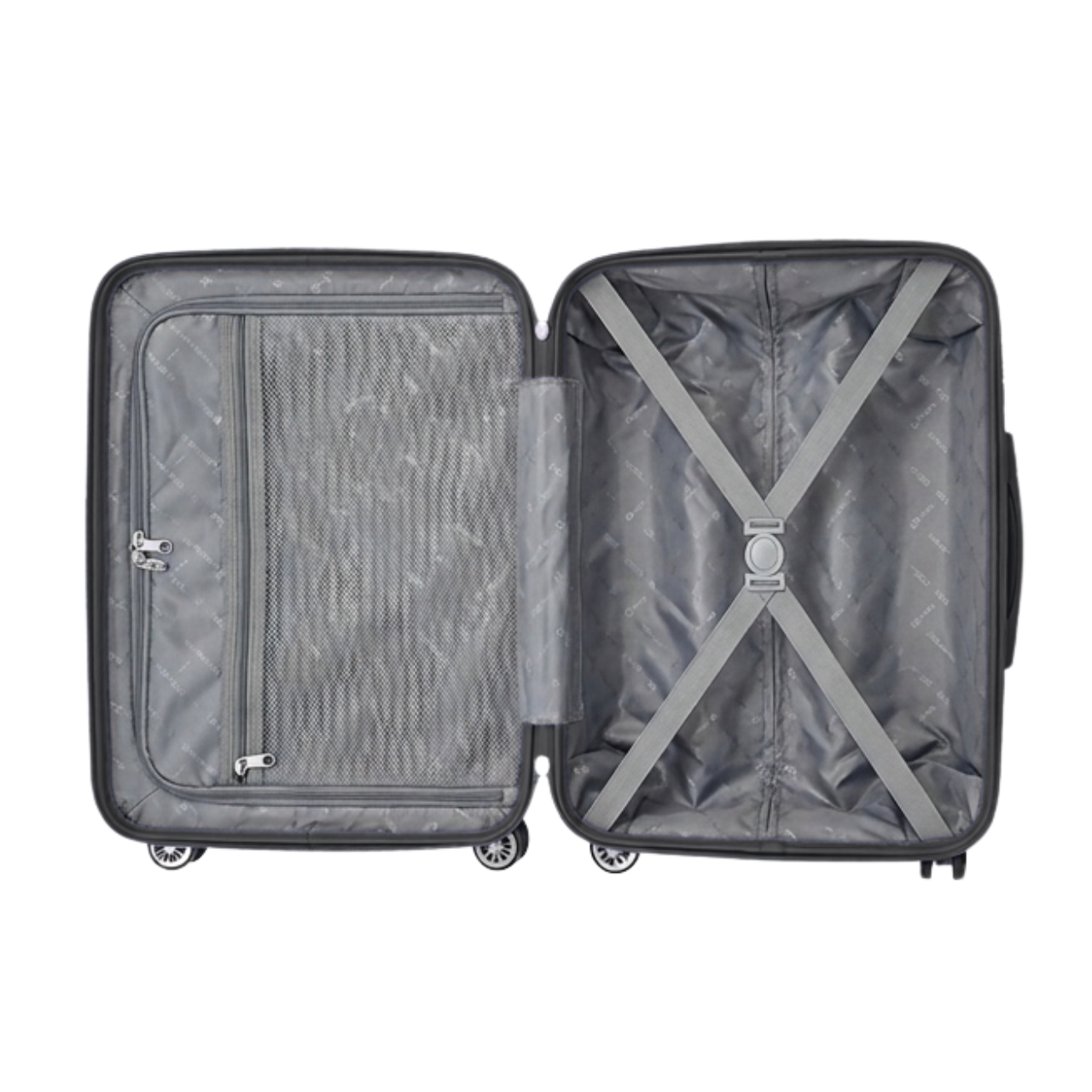 Mala de Viagem 10kg ABS Grafite Hinza com Cadeado TSA