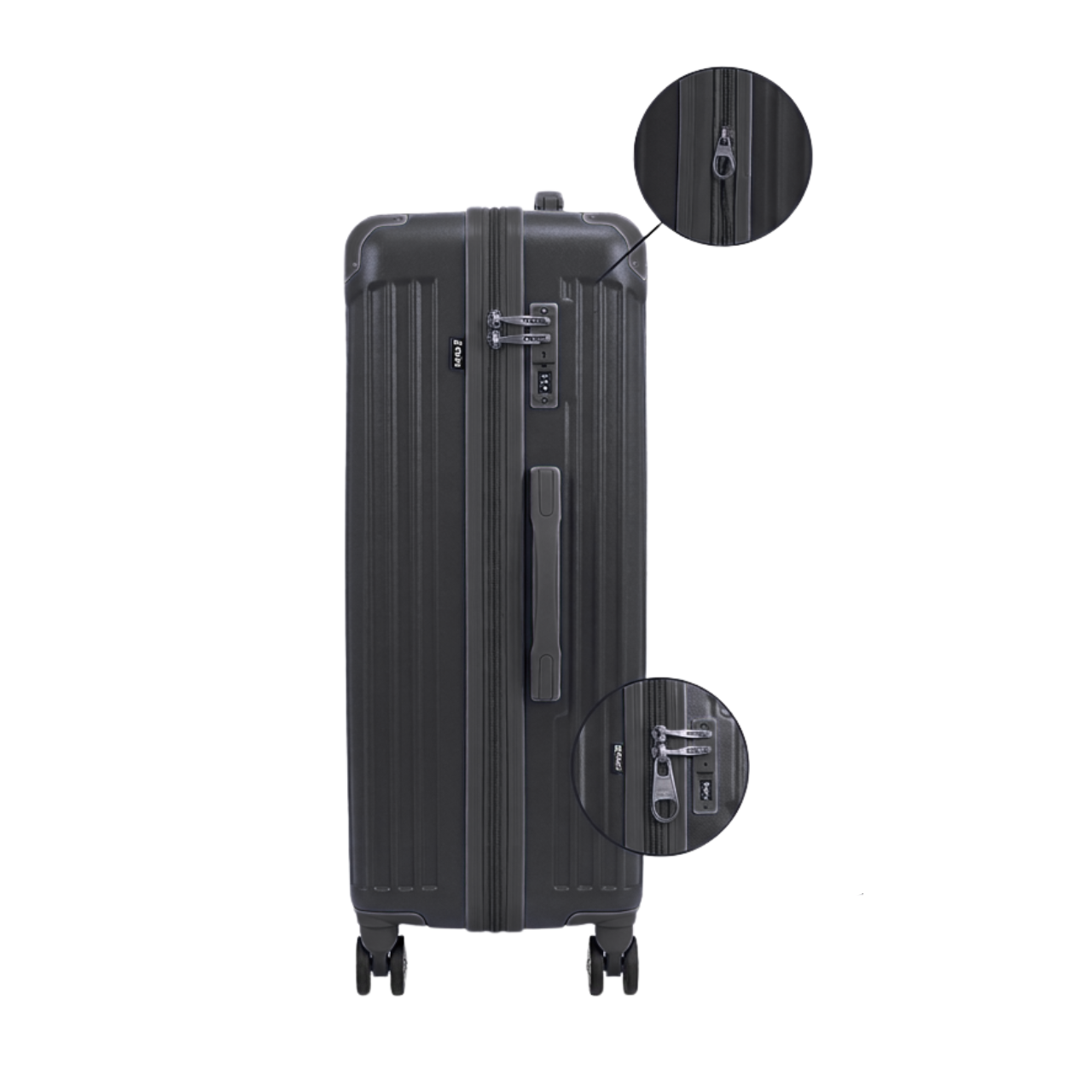 Mala de Viagem 10kg ABS Grafite Hinza com Cadeado TSA
