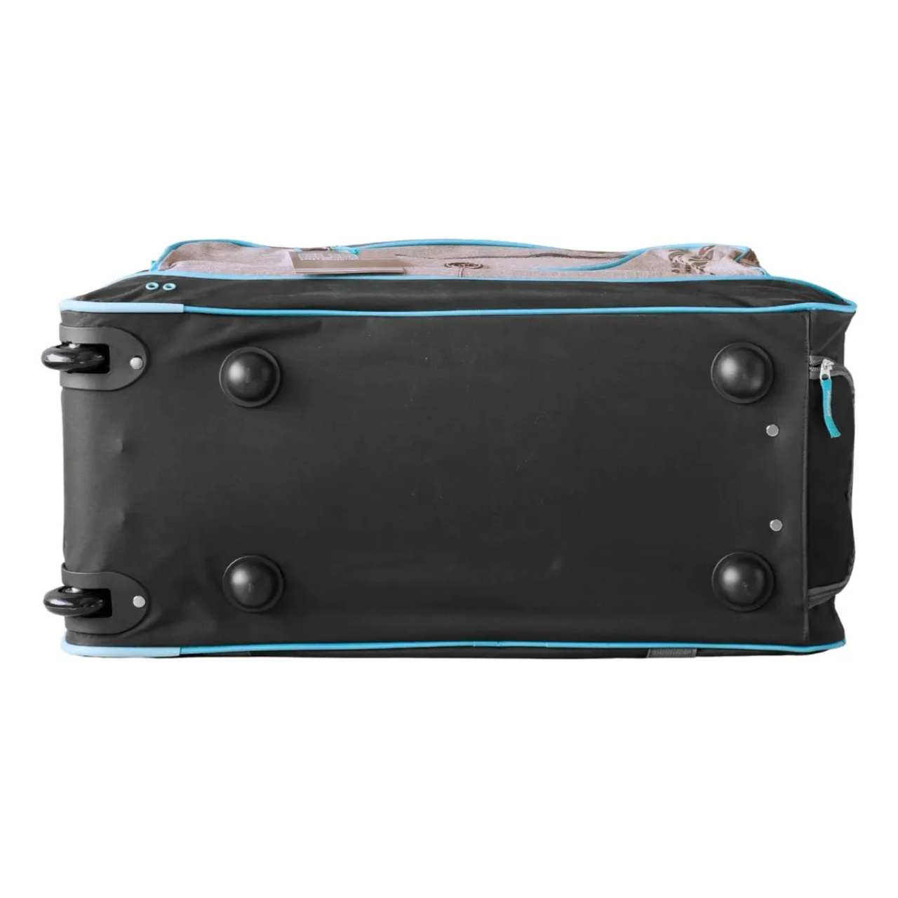 Bolsa de Viagem com Rodinhas Clio Grande Cinza e Preto