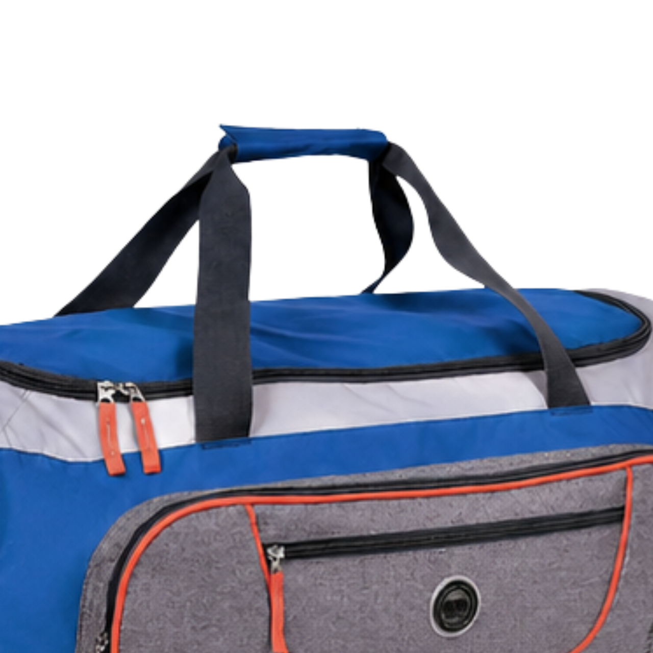 Bolsa de Viagem com Rodinhas Clio Grande Cinza e Azul