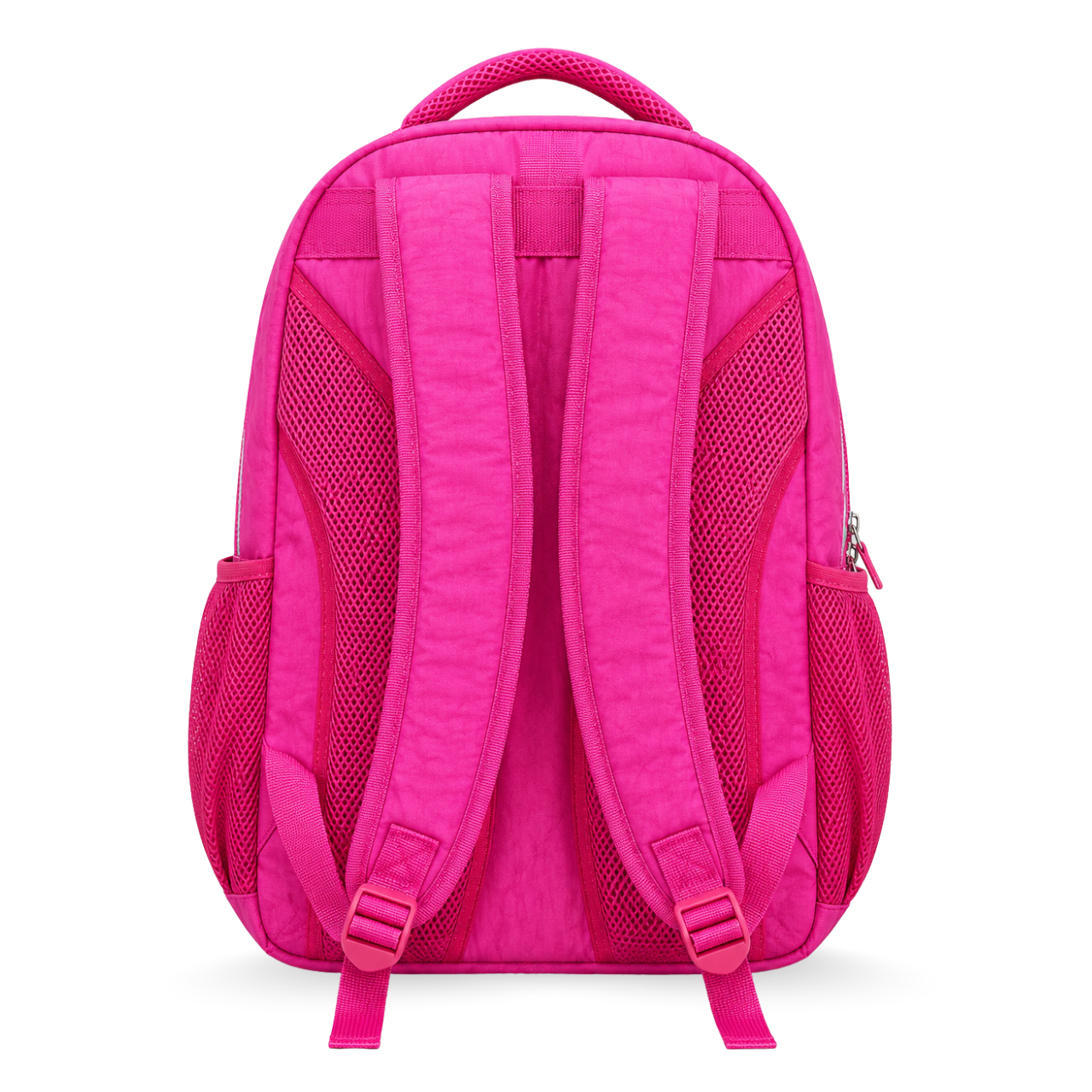 Kit Mochila de Costas Ponto Verde Rosa com Estojo Box