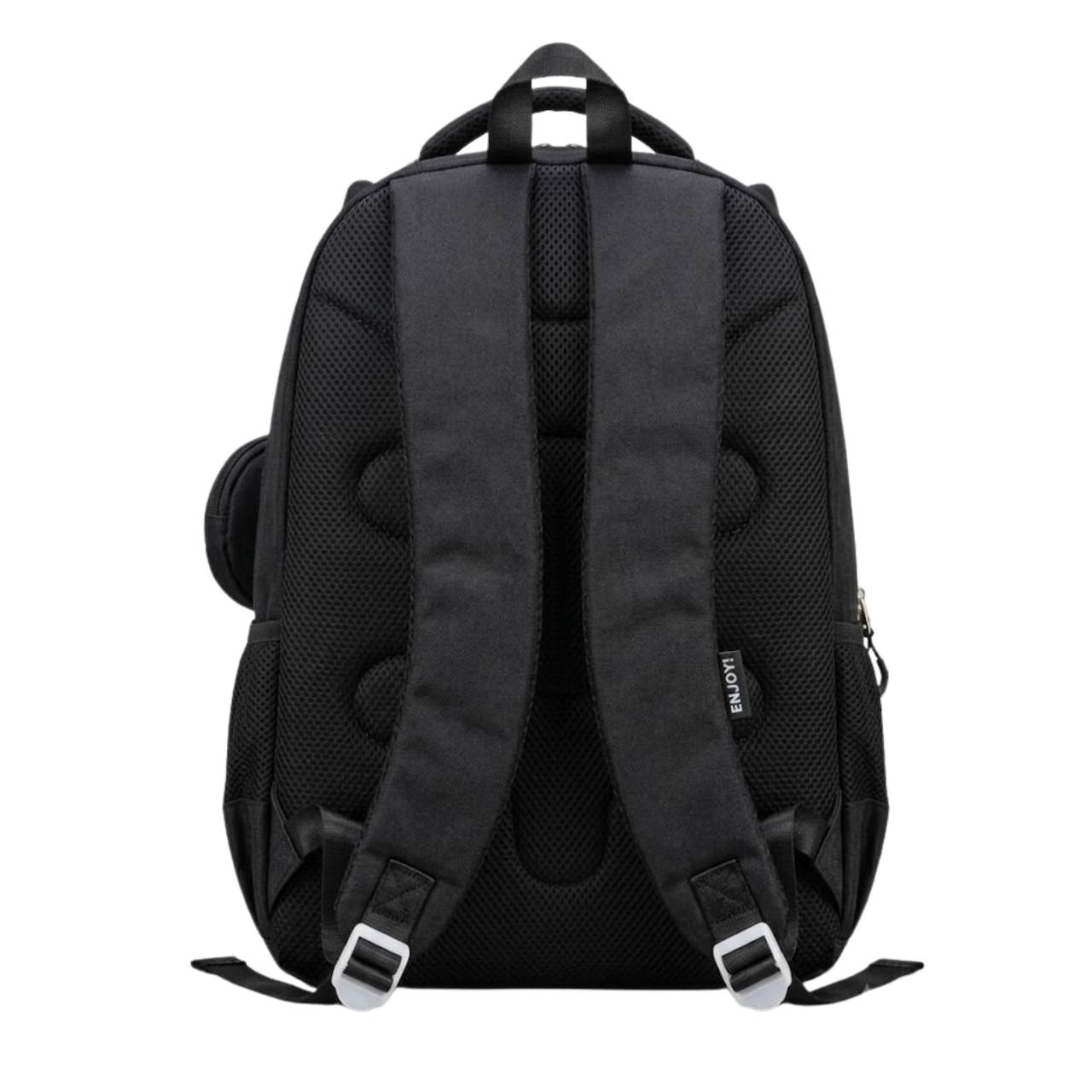 Kit Mochila de Costas Enjoy Preta com Lancheira Térmica