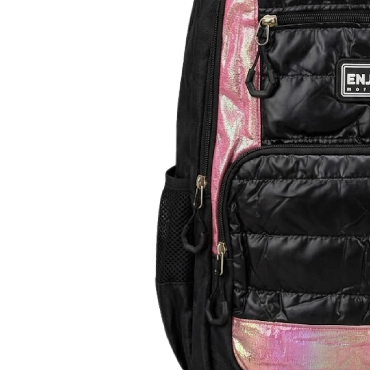 Kit Mochila de Costas Enjoy Preta com Lancheira Térmica