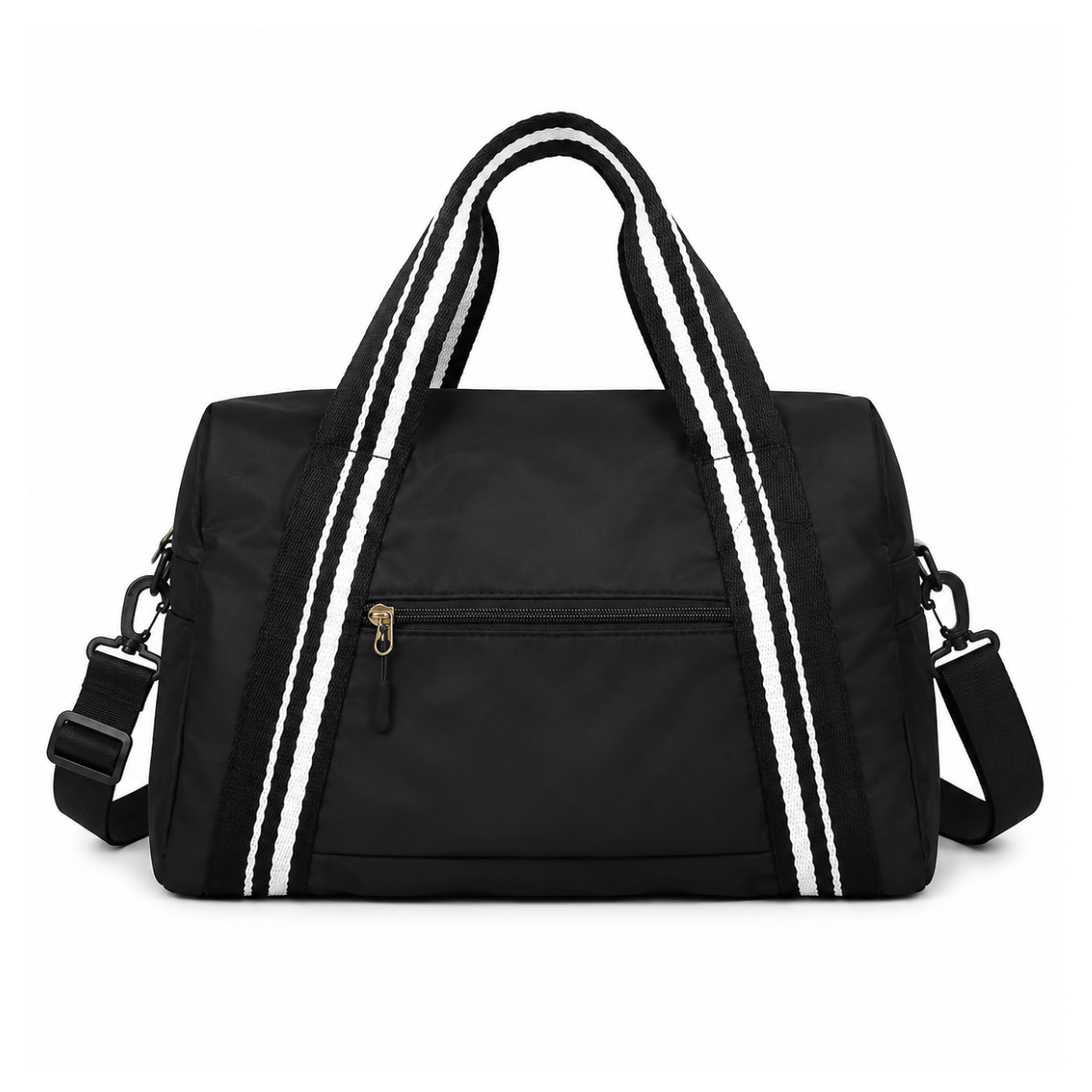 Bolsa de Viagem Preta Lelongjian com Alça Tira Colo