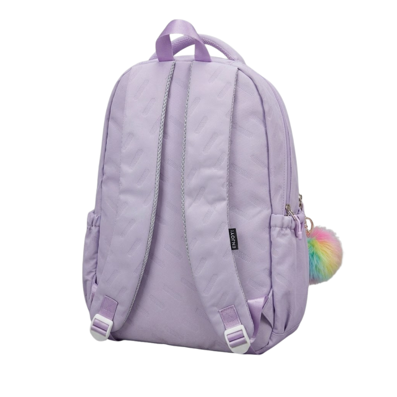 Kit Mochila de Costas Enjoy Lavanda com Lancheira Térmica