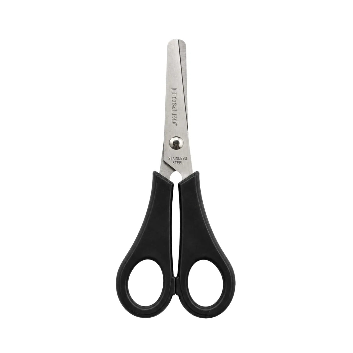 Tesoura Escolar Inox Preta Leo e Leo