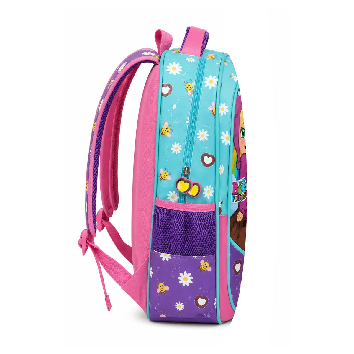 Mochila de Costas Bee Friends Verde Ponto Verde