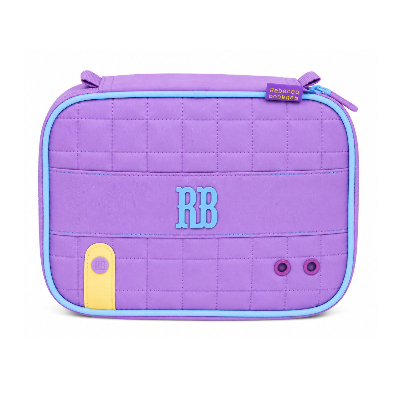 Estojo Box Roxo Com Detalhes Azul Rebecca Bonbon Clio