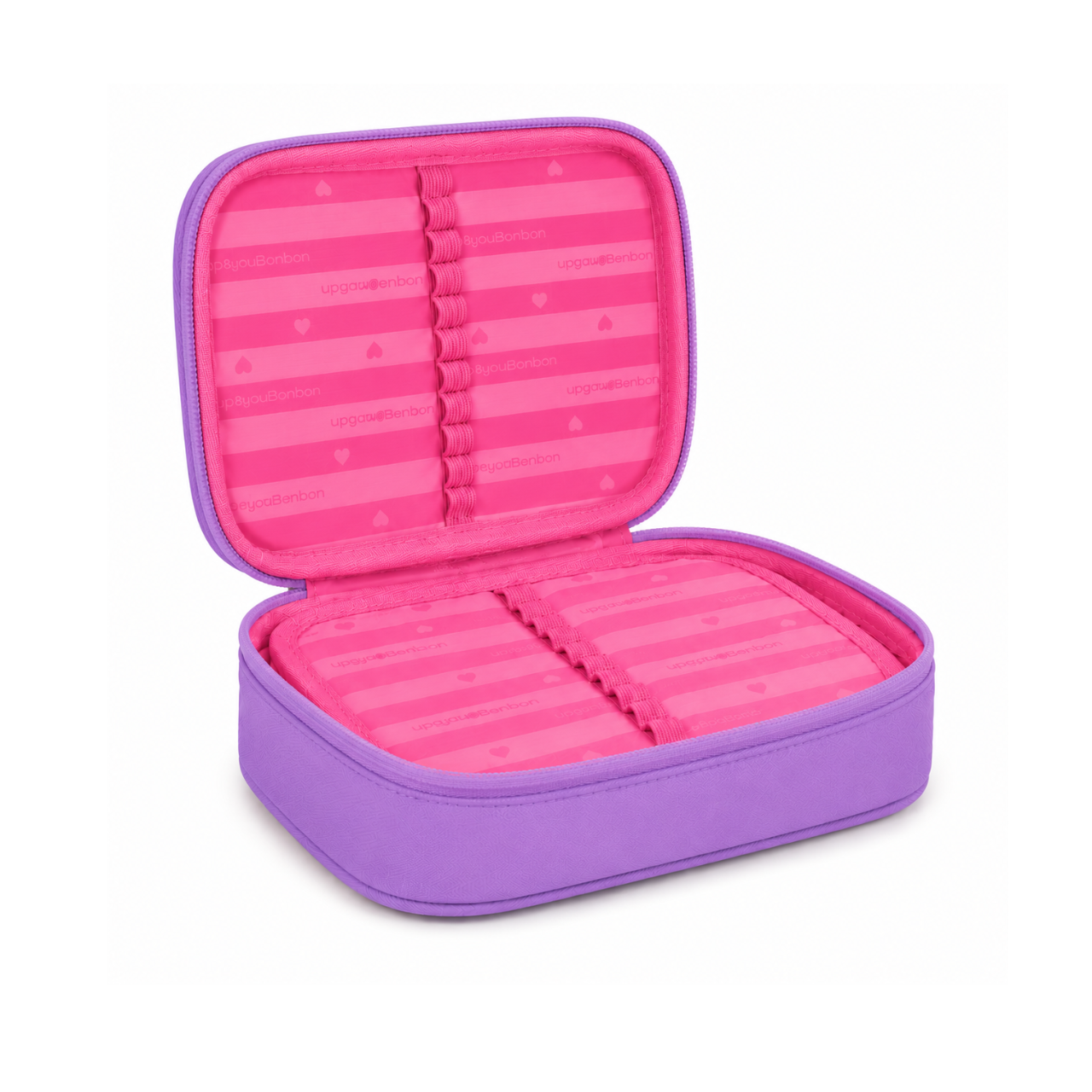 Estojo Box Roxo Com Detalhes Azul Rebecca Bonbon Clio