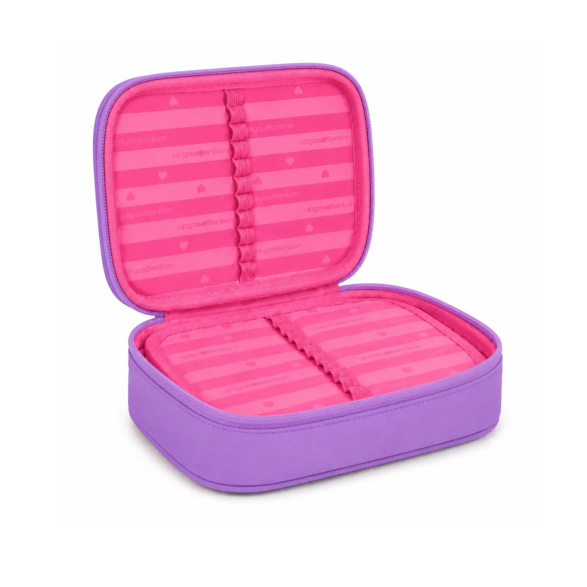 Estojo Box Roxo Com Detalhes Azul Rebecca Bonbon Clio