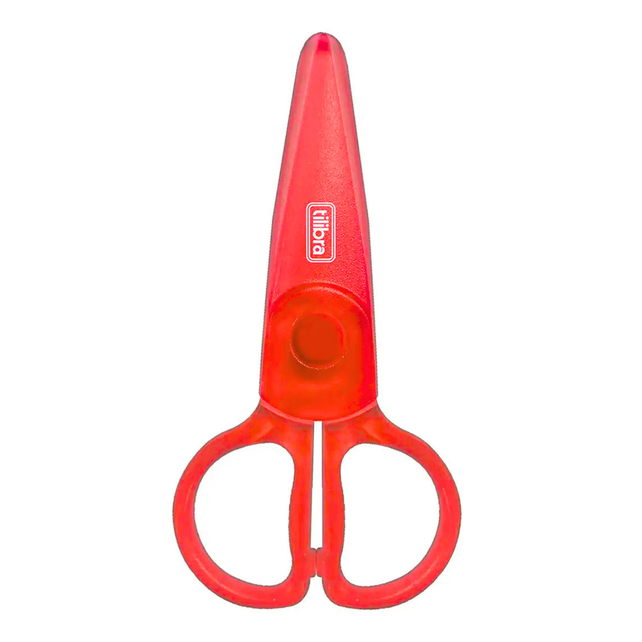 Tesoura Escolar Plástica Tilibra Vermelho