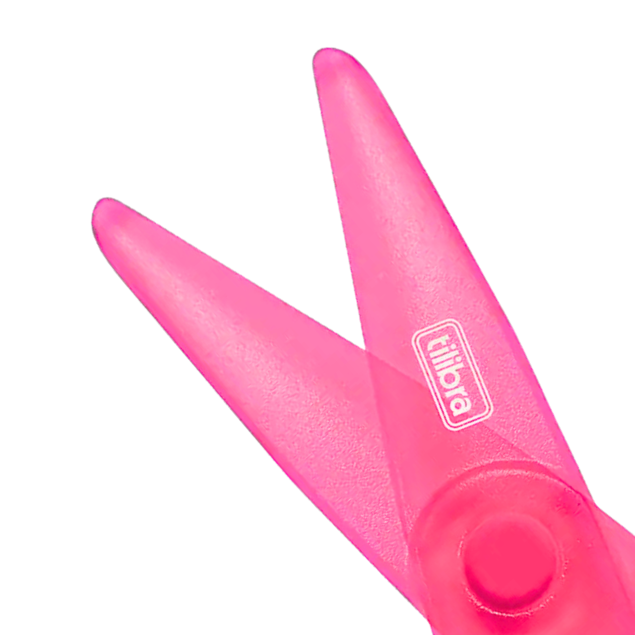Tesoura Escolar Plástica Tilibra Rosa