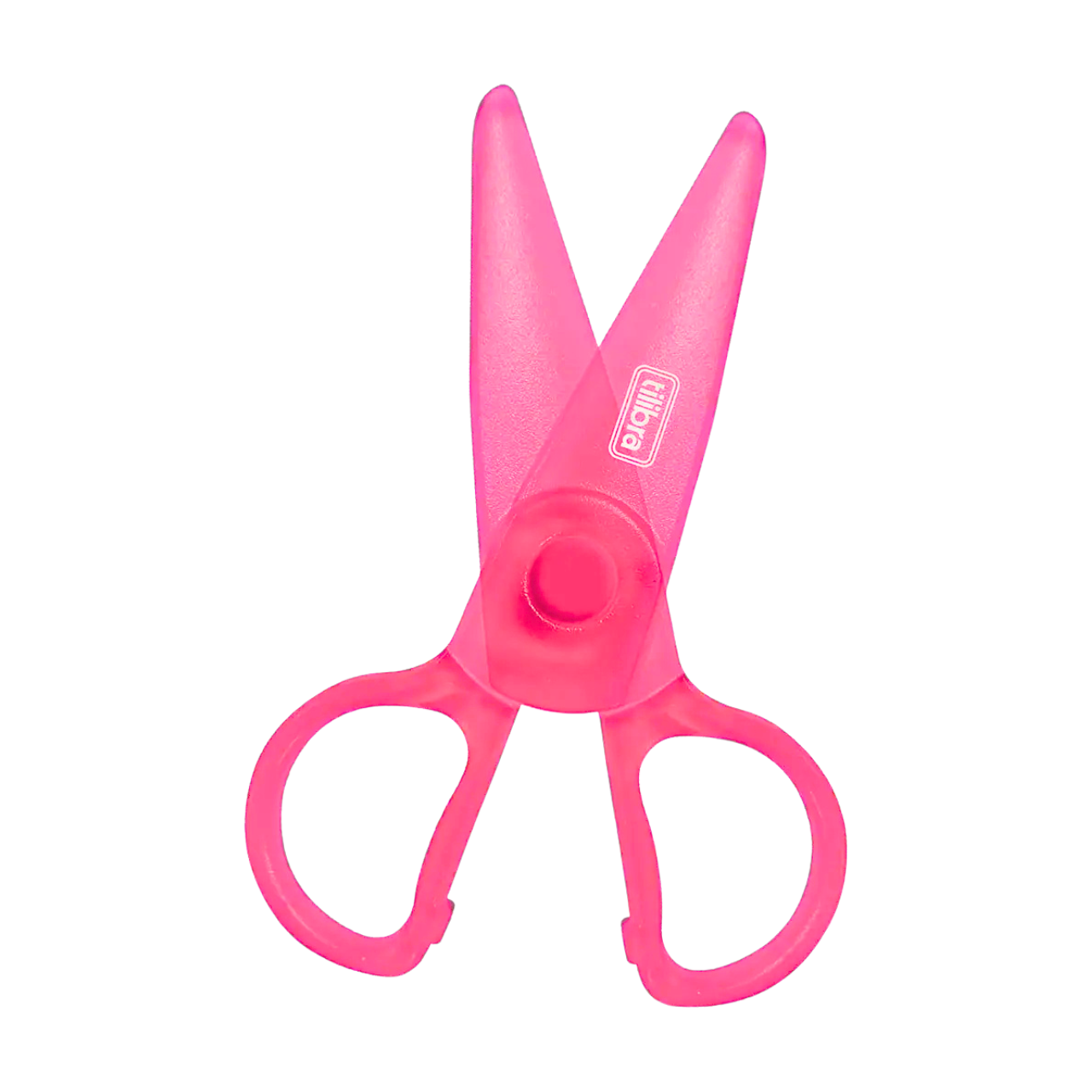 Tesoura Escolar Plástica Tilibra Rosa