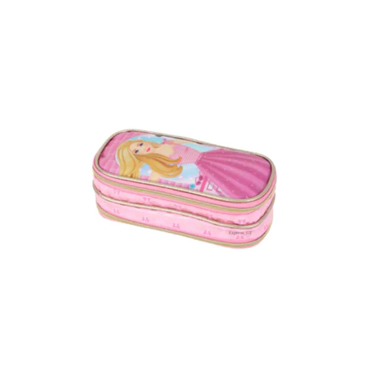 Kit Mochila de Rodas Princesa Fashion com Lancheira e Estojo