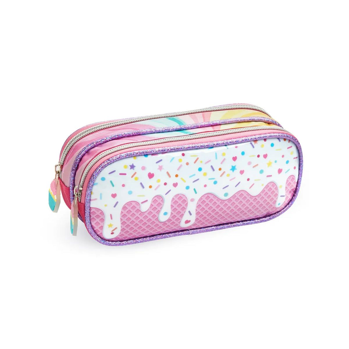 Kit Mochila de Rodas Candy Cat com Lancheira e Estojo