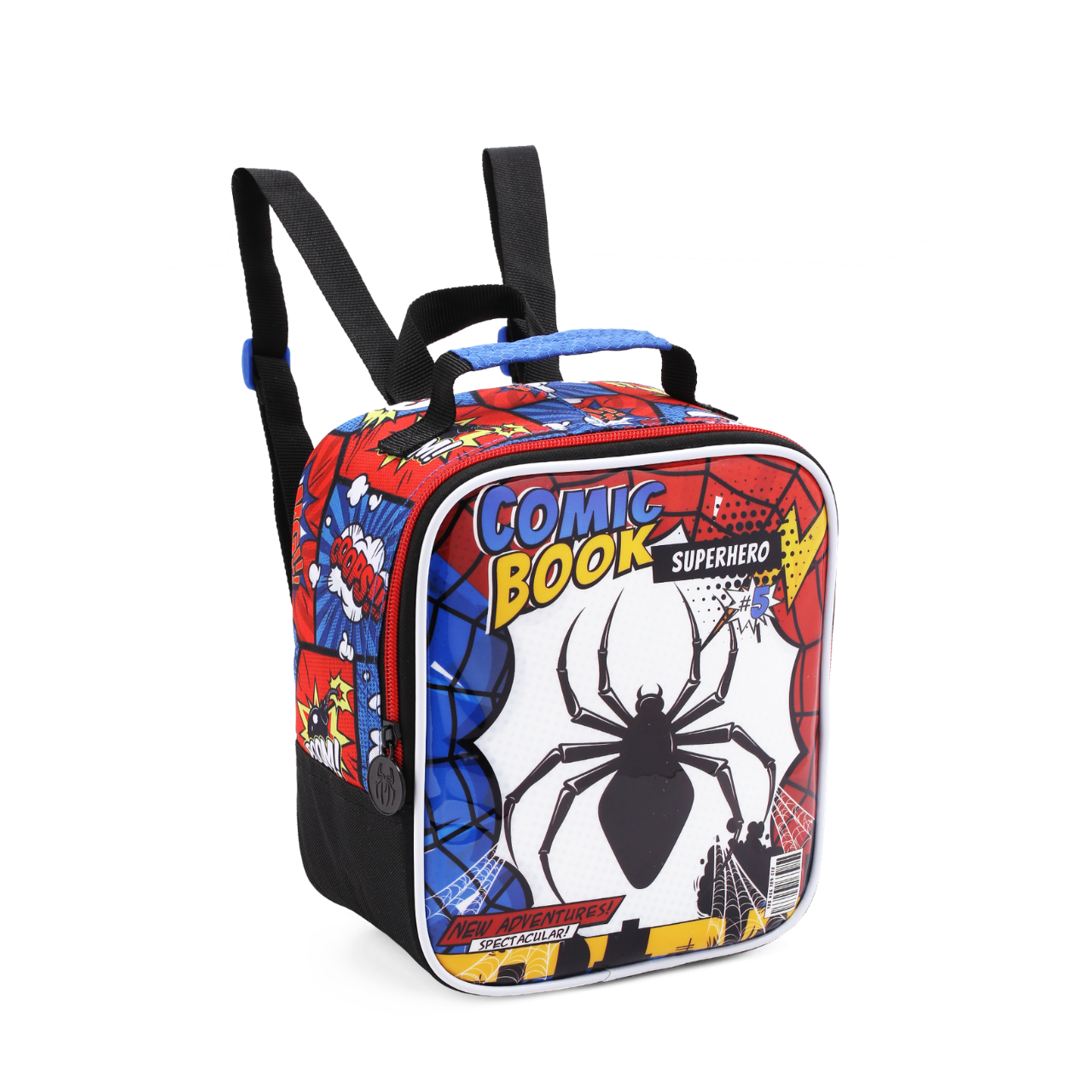 Kit Mochila de Rodas Super Hero Comic com Lancheira e Estojo