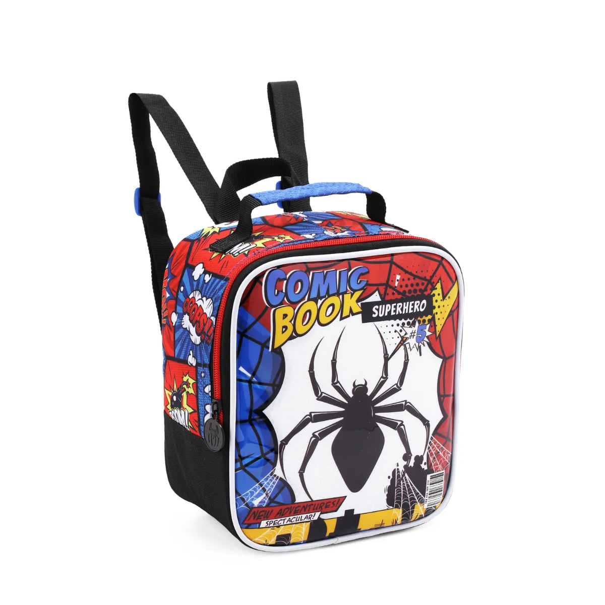 Kit Mochila de Rodas Super Hero Comic com Lancheira e Estojo